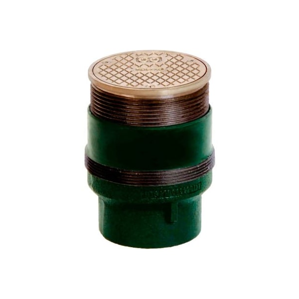 Josam Company Josam 55004-1-Z 4" No-Hub Cleanout w/Round Nikaloy Top 55004-1-Z - main
